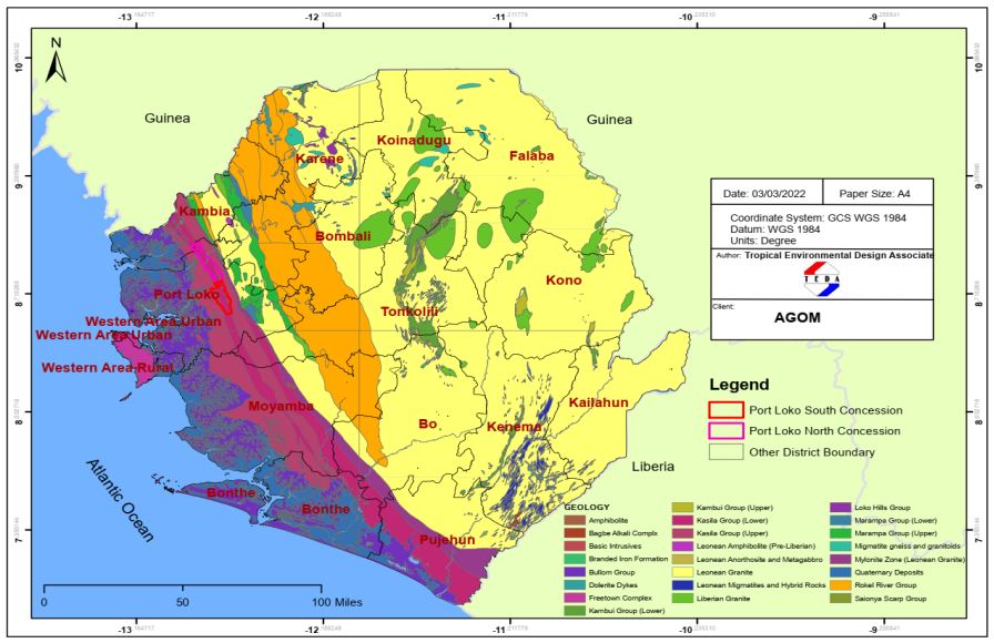 Regional Geology of Sierra Leone